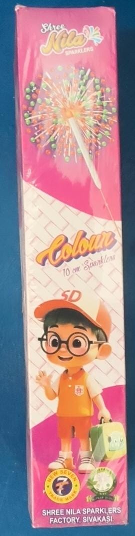 10 CM COLOUR SPARKLERS