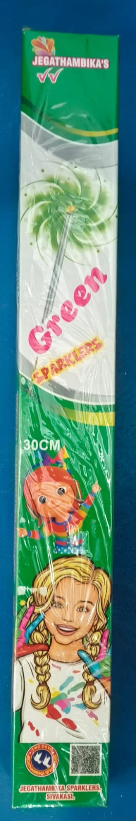 30 CM GREEN SPARKLERS 